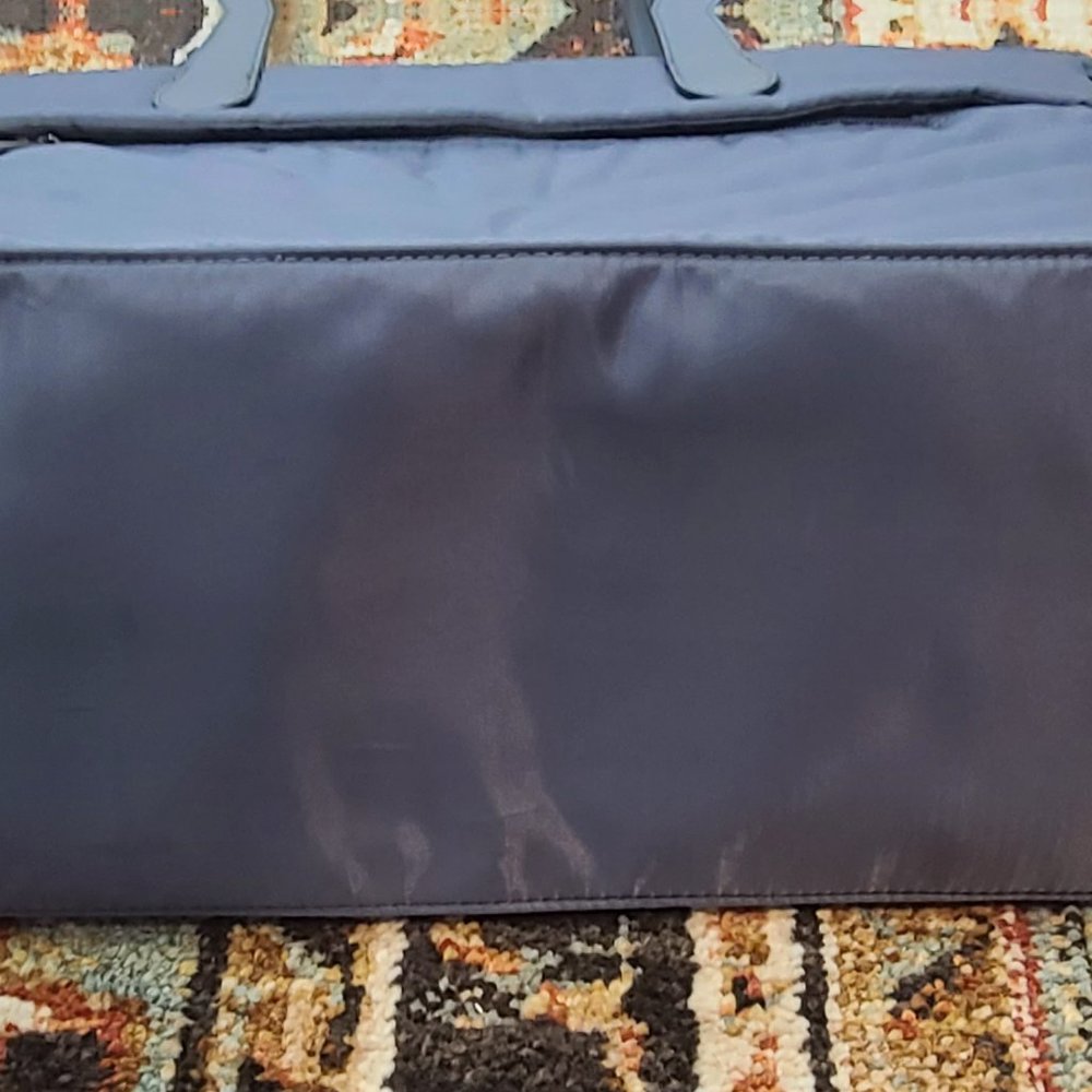 *Host Pick!!!* A New Day Striped Quilted Tote Handbag Blue - Picture 10 of 11
